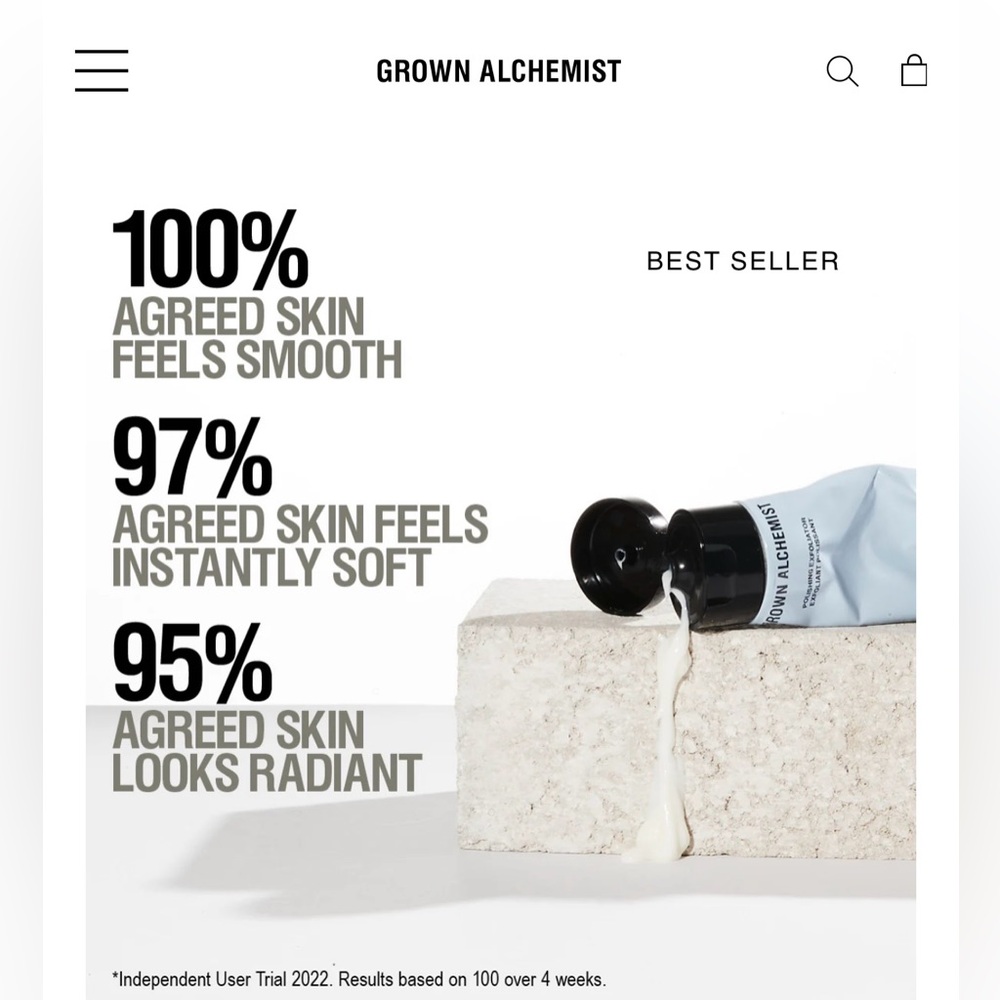 GROWN ALCHEMIST POLISHING FACIAL EXFOLIANT - BRAND NEW in the box!